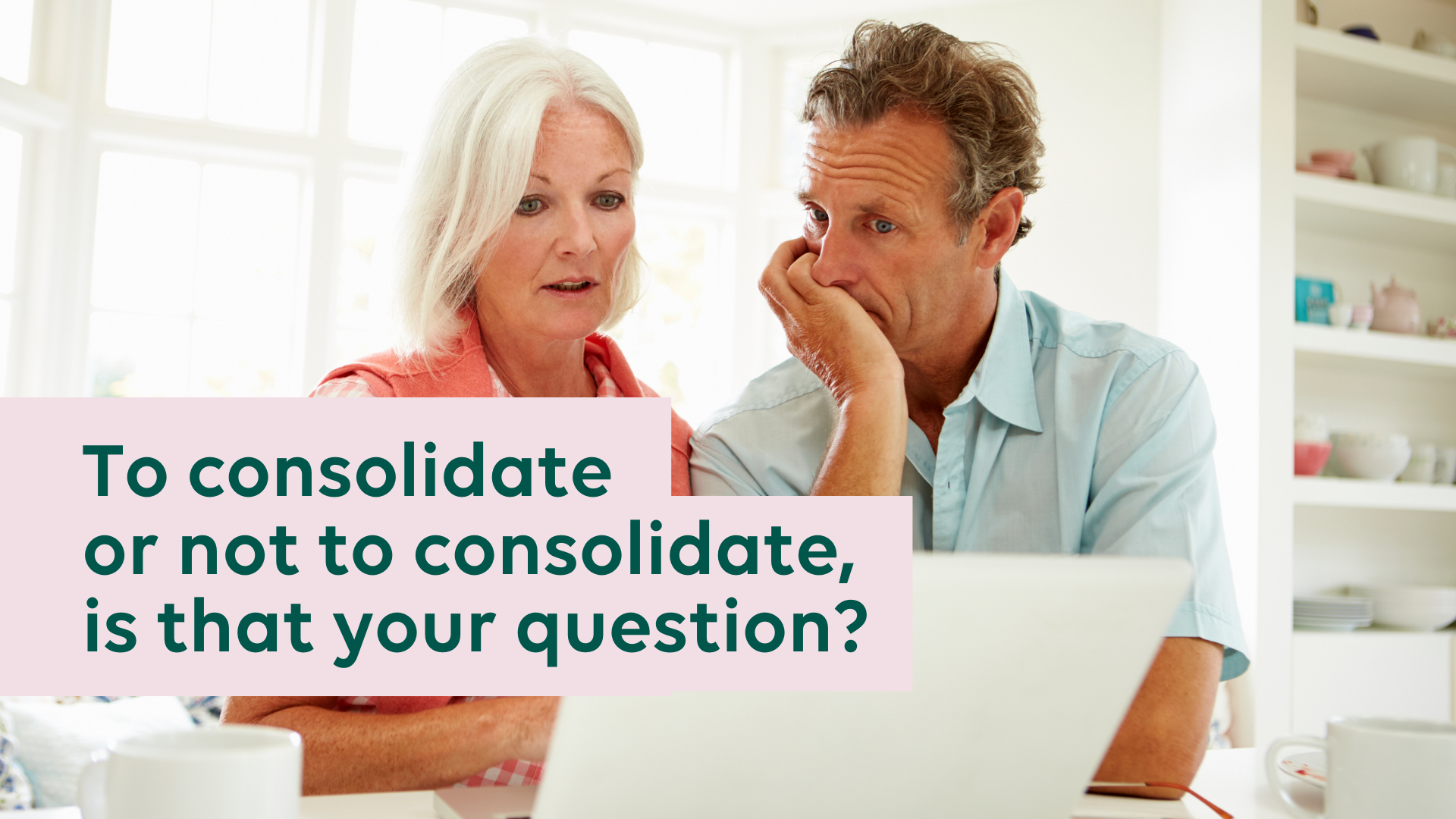 To consolidate or not to consolidate, is that your question?